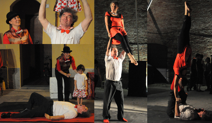 *Scheda tecnica dello spettacolo:
            A livello di esigenze tecniche l'ideale sarebbe uno spazio di almeno 5x3, (ma possiamo adattarci anche a spazi difficili).Necessitiamo di attacco elettrico per impianto audio con uscita mini-jack (per attaccare un computer) e in caso di spettacolo serale servirebbe illuminazione fissa.
Possiamo portare il nostro impianto audio e luci qualora mancassero.Il tempo di allestimento è quindi 30' se si tratta solo della scena, 1 ora e 30' se dobbiamo anche montare la tecnica, in assenza di service.