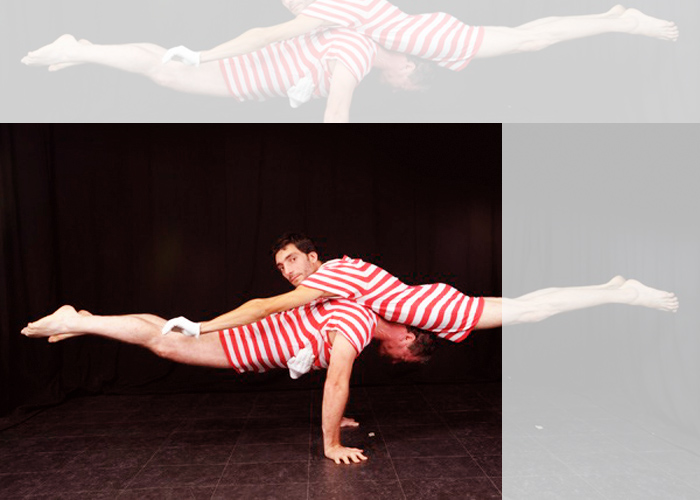 ESIGENZE TECNICHE
Lo spettacolo dura da 30 a 50 minuti e puo' essere ripetuto piu' volte in 
una giornata. Occorrono almeno 6m di ampiezza x 5m di profondita' 
x 4m di altezza con pavimentazione in piano non dissestata. Accesso al 
luogo dello spettacolo con veicolo ed un locale per cambiarci e 
scaldarci. Siamo in agibilita' ENPALS ed autonomi per quanto riguarda 
fonica e luci.